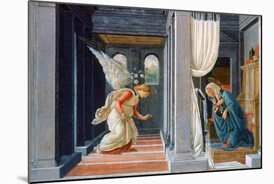 The Annunciation, C1485-Sandro Botticelli-Mounted Giclee Print