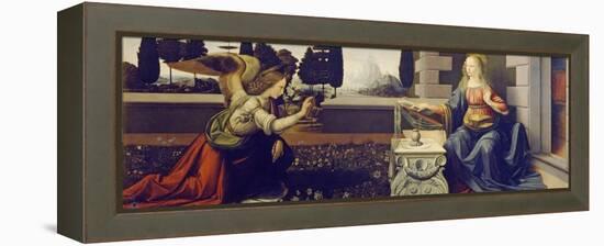 The Annunciation, Ca 1471-1472-Leonardo da Vinci-Framed Premier Image Canvas