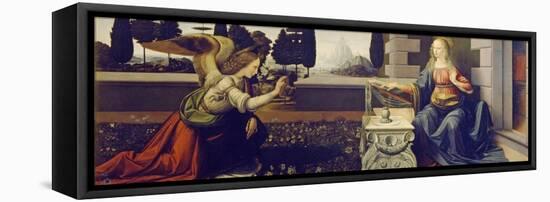 The Annunciation, Ca 1471-1472-Leonardo da Vinci-Framed Premier Image Canvas