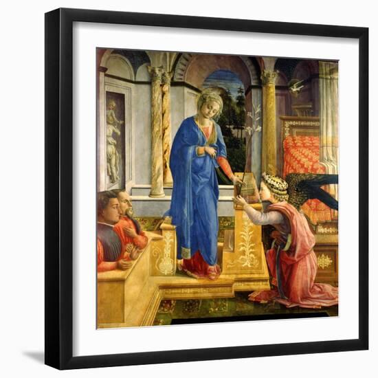 The Annunciation, Carafa Chapel, Santa Maria Sopra Minerva, Rome, 1488-93-Filippino Lippi-Framed Giclee Print