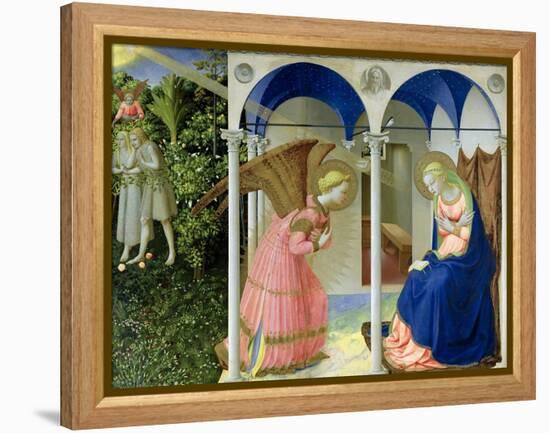 The Annunciation, circa 1430-32-Fra Angelico-Framed Premier Image Canvas