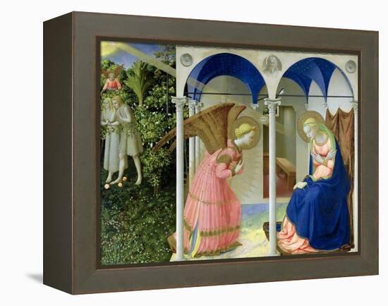 The Annunciation, circa 1430-32-Fra Angelico-Framed Premier Image Canvas