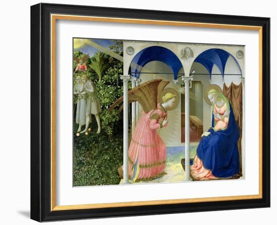 The Annunciation, circa 1430-32-Fra Angelico-Framed Giclee Print