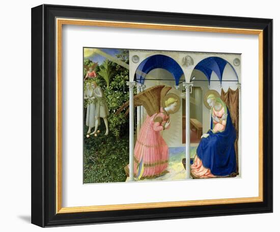 The Annunciation, circa 1430-32-Fra Angelico-Framed Giclee Print