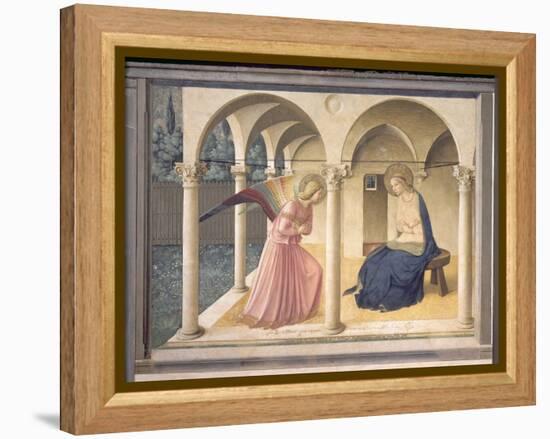 The Annunciation, circa 1438-45-Fra Angelico-Framed Premier Image Canvas