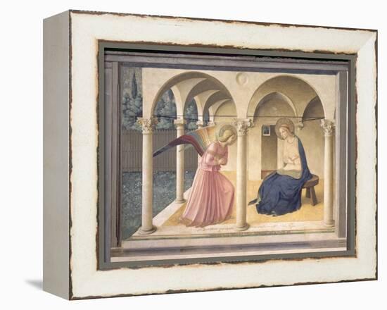 The Annunciation, circa 1438-45-Fra Angelico-Framed Premier Image Canvas