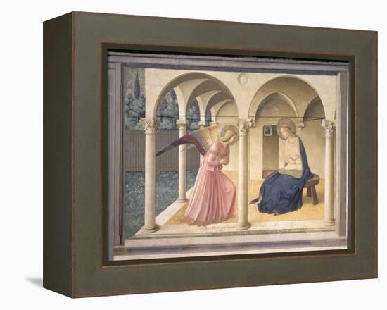 The Annunciation, circa 1438-45-Fra Angelico-Framed Premier Image Canvas