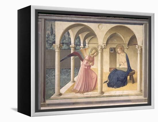 The Annunciation, circa 1438-45-Fra Angelico-Framed Premier Image Canvas