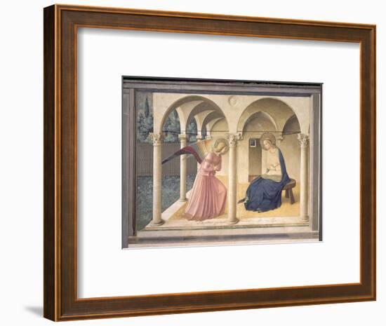 The Annunciation, circa 1438-45-Fra Angelico-Framed Premium Giclee Print