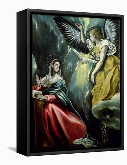 The Annunciation, circa 1575-El Greco-Framed Premier Image Canvas