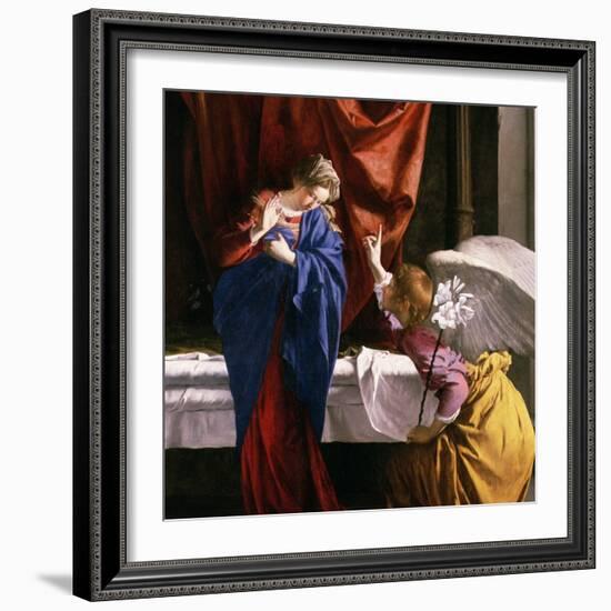 The Annunciation, circa 1623-Orazio Gentileschi-Framed Giclee Print