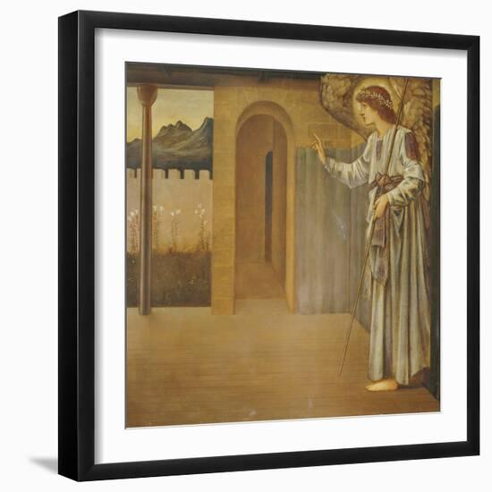 The Annunciation, Dated 1893-Edward Burne-Jones-Framed Giclee Print