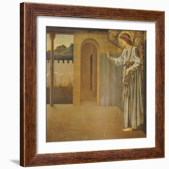 The Annunciation, Dated 1893-Edward Burne-Jones-Framed Giclee Print