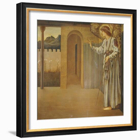 The Annunciation, Dated 1893-Edward Burne-Jones-Framed Giclee Print