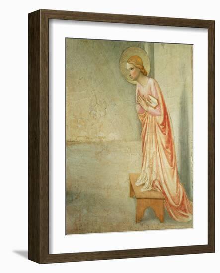 The Annunciation, Detail of the Virgin, 1442-Fra Angelico-Framed Giclee Print