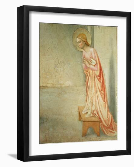 The Annunciation, Detail of the Virgin, 1442-Fra Angelico-Framed Giclee Print