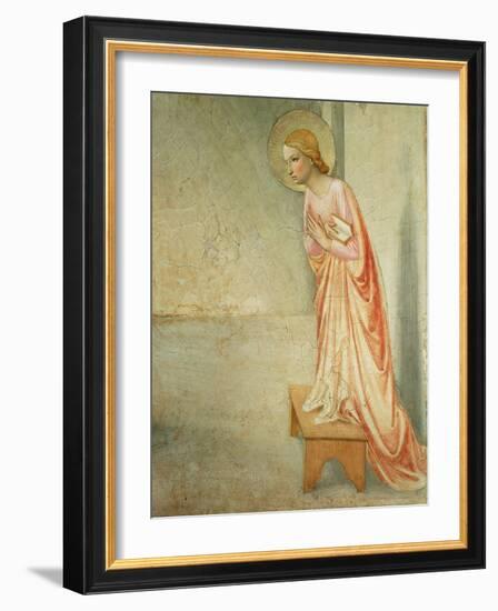 The Annunciation, Detail of the Virgin, 1442-Fra Angelico-Framed Giclee Print