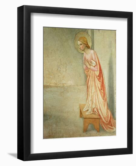 The Annunciation, Detail of the Virgin, 1442-Fra Angelico-Framed Giclee Print