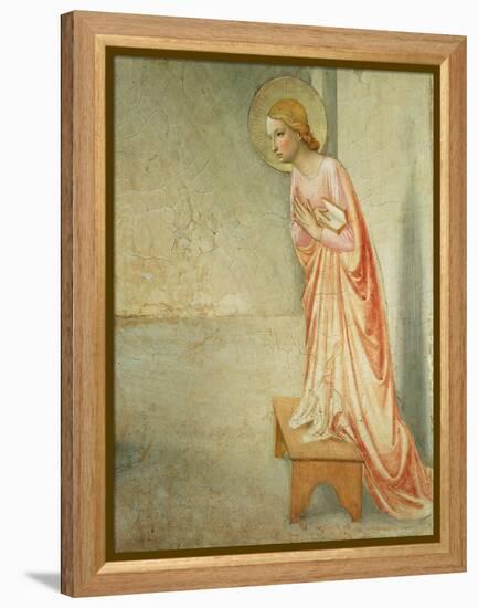 The Annunciation, Detail of the Virgin, 1442-Fra Angelico-Framed Premier Image Canvas