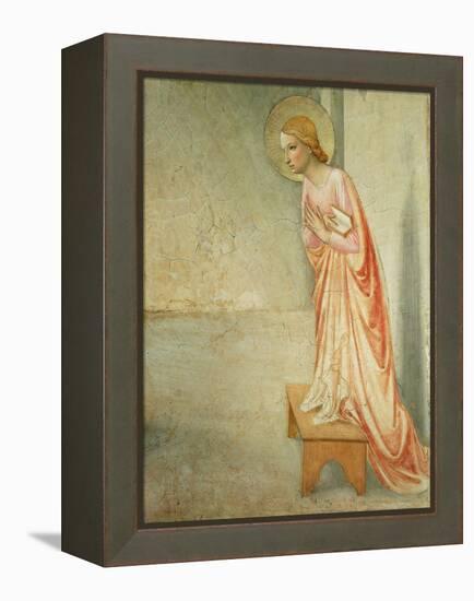 The Annunciation, Detail of the Virgin, 1442-Fra Angelico-Framed Premier Image Canvas