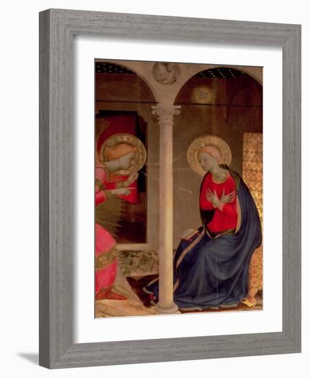 The Annunciation (Detail)-Fra Angelico-Framed Giclee Print