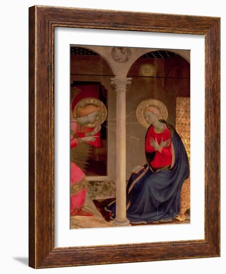 The Annunciation (Detail)-Fra Angelico-Framed Giclee Print