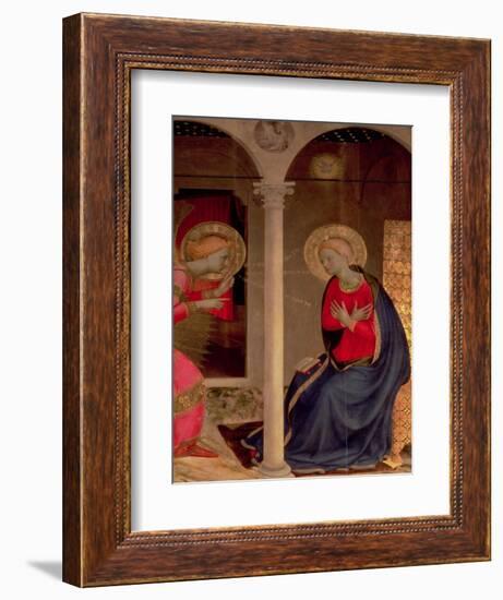 The Annunciation (Detail)-Fra Angelico-Framed Giclee Print