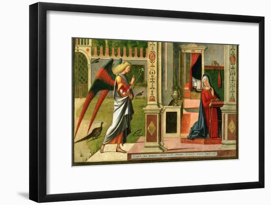 The Annunciation (Detail)-Vittore Carpaccio-Framed Giclee Print
