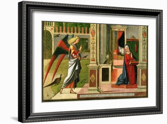 The Annunciation (Detail)-Vittore Carpaccio-Framed Giclee Print