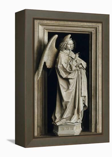 The Annunciation (Diptych, Left Pane), 1434-1435-Jan van Eyck-Framed Premier Image Canvas