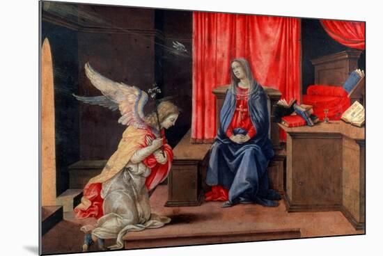 The Annunciation, Early 1490S-Filippino Lippi-Mounted Giclee Print