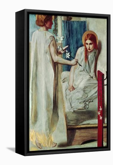 The Annunciation-Ecce Ancilla Domini (1840-50).-Dante Gabriel Rossetti-Framed Premier Image Canvas