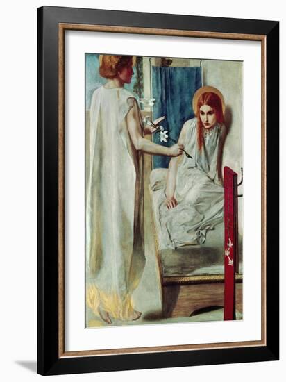 The Annunciation-Ecce Ancilla Domini (1840-50).-Dante Gabriel Rossetti-Framed Giclee Print