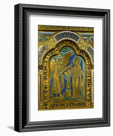 The Annunciation, from the Verdun Altar-Nicholas of Verdun-Framed Giclee Print