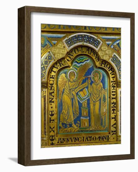 The Annunciation, from the Verdun Altar-Nicholas of Verdun-Framed Giclee Print