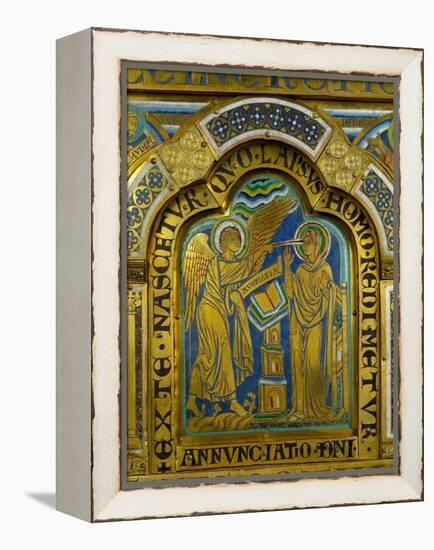 The Annunciation, from the Verdun Altar-Nicholas of Verdun-Framed Premier Image Canvas