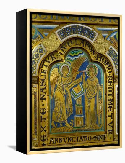 The Annunciation, from the Verdun Altar-Nicholas of Verdun-Framed Premier Image Canvas