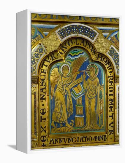 The Annunciation, from the Verdun Altar-Nicholas of Verdun-Framed Premier Image Canvas