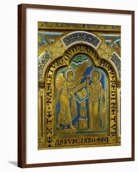 The Annunciation, from the Verdun Altar-Nicholas of Verdun-Framed Giclee Print