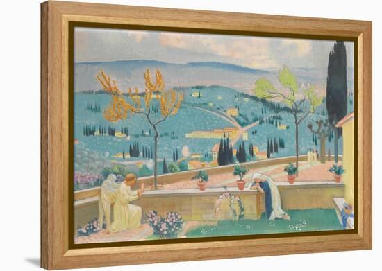 The Annunciation in Fiesole, 1928-Maurice Denis-Framed Premier Image Canvas