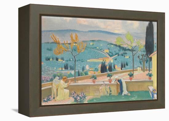 The Annunciation in Fiesole, 1928-Maurice Denis-Framed Premier Image Canvas