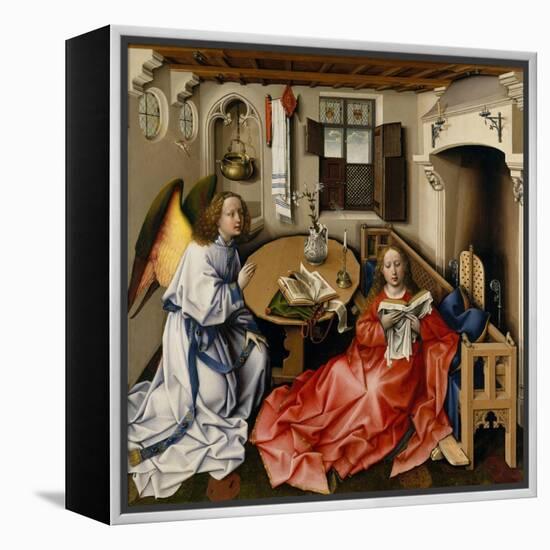 The Annunciation (Mérode Altarpiec), Ca 1428-1432-Robert Campin-Framed Premier Image Canvas