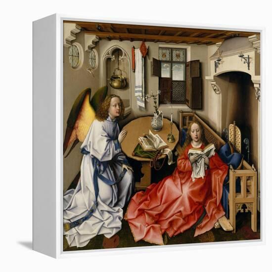 The Annunciation (Mérode Altarpiec), Ca 1428-1432-Robert Campin-Framed Premier Image Canvas