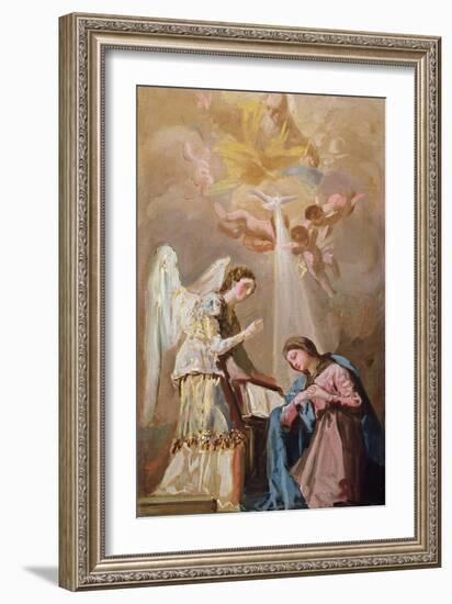 The Annunciation (Oil)-Francisco de Goya-Framed Giclee Print