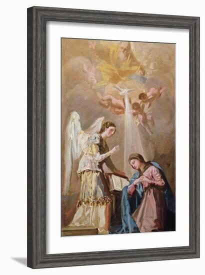 The Annunciation (Oil)-Francisco de Goya-Framed Giclee Print