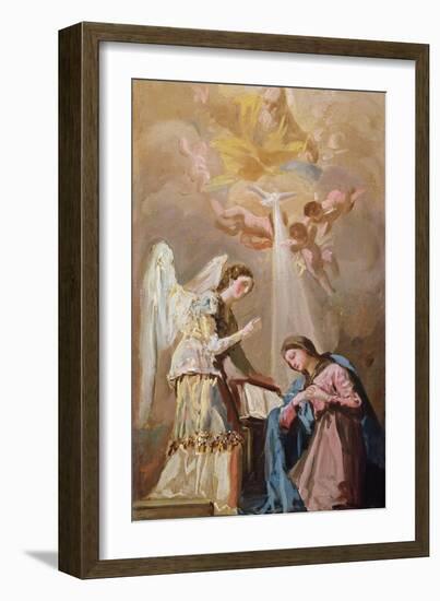 The Annunciation (Oil)-Francisco de Goya-Framed Giclee Print