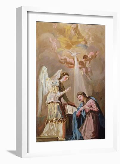 The Annunciation (Oil)-Francisco de Goya-Framed Giclee Print