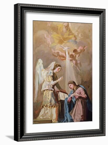 The Annunciation (Oil)-Francisco de Goya-Framed Giclee Print