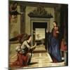 The Annunciation (Predella Detail)-Benvenuto di Giovanni-Mounted Giclee Print