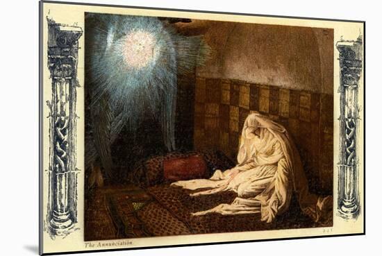 The Annunciation - Saint Luke, Chapter 1 - Bible-James Jacques Joseph Tissot-Mounted Giclee Print